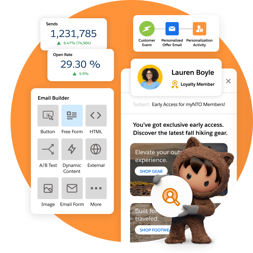 Software marquee email marketing