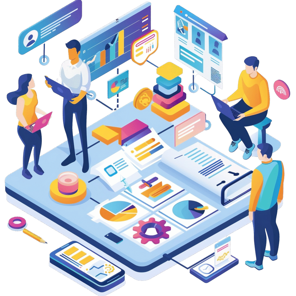 Software —pngtree—erp enterprise resource planning landing 14868860